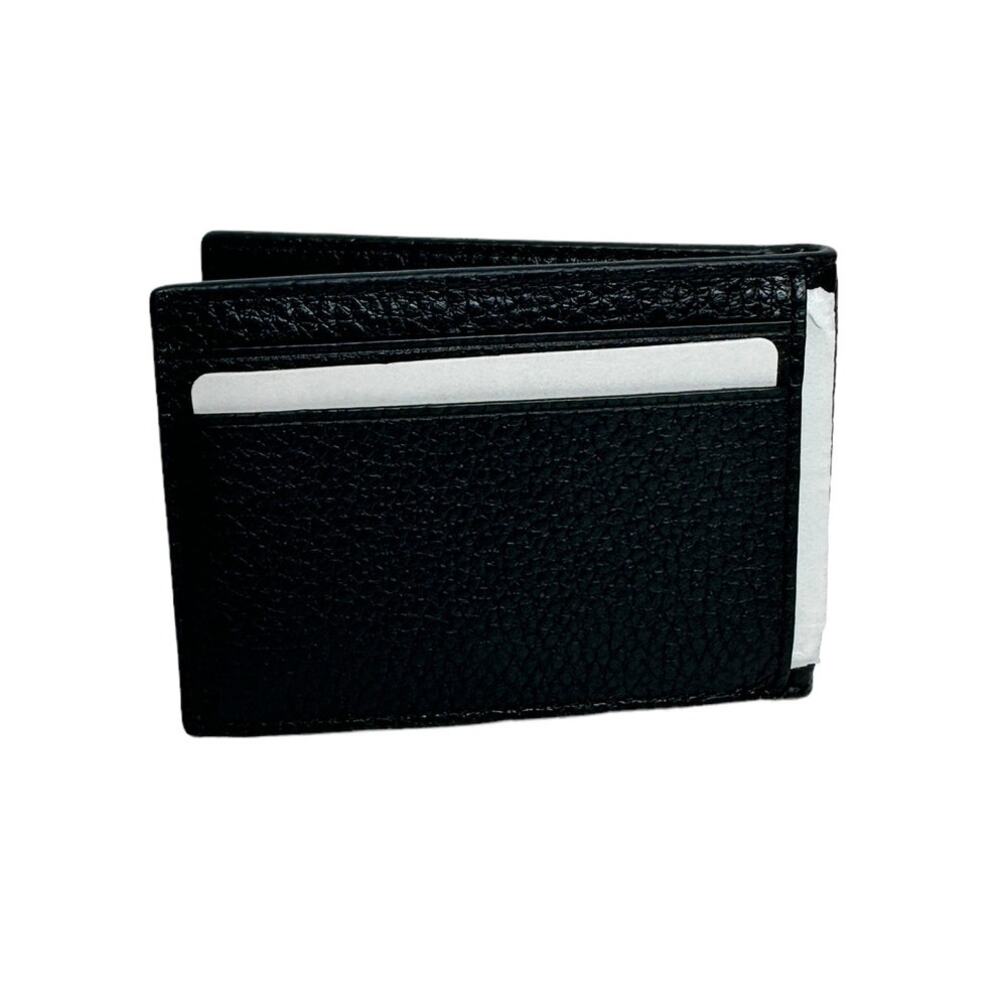 Coach Compact Billfold Wallet in Gunmetal/Black - Picture 2 of 6
